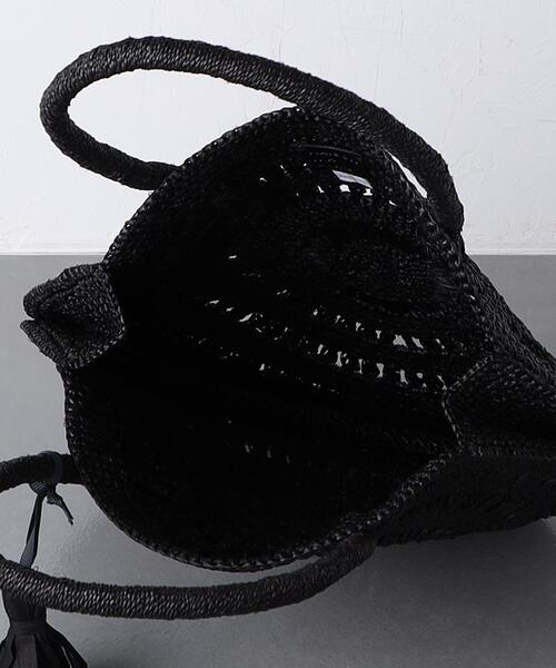 MAISON N.H PARIS（メゾンエヌアッシュパリ）の「【一部別注】＜MAISON N.H PARIS＞CERCLE バッグ（かごバッグ・レディース・ナチュラル/ブラック・FREE）」の10枚目の写真