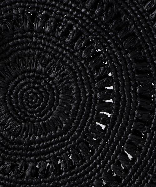 MAISON N.H PARIS（メゾンエヌアッシュパリ）の「【一部別注】＜MAISON N.H PARIS＞CERCLE バッグ（かごバッグ・レディース・ナチュラル/ブラック・FREE）」の14枚目の写真