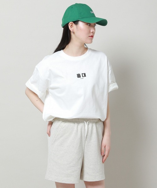 ALAND(エーランド)の「【UNISEX】ALAND/hangulT 2907388(Tシャツ/カットソー・レディース・ピンク/ホワイト系1/ホワイト系2・MEDIUM/LARGE)」の8枚目の写真