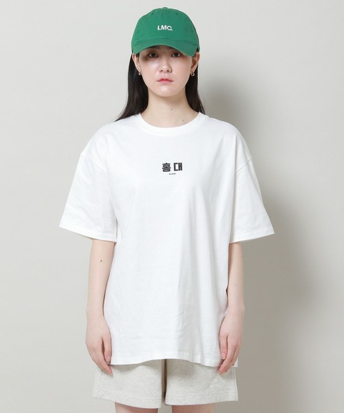 ALAND(エーランド)の「【UNISEX】ALAND/hangulT 2907388(Tシャツ/カットソー・レディース・ピンク/ホワイト系1/ホワイト系2・MEDIUM/LARGE)」の5枚目の写真