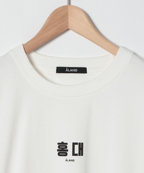 ALAND(エーランド)の「【UNISEX】ALAND/hangulT 2907388(Tシャツ/カットソー・レディース・ピンク/ホワイト系1/ホワイト系2・MEDIUM/LARGE)」の6枚目の写真