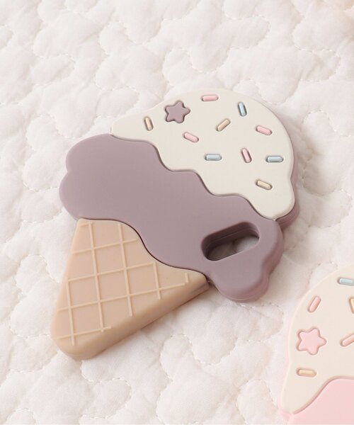 apres les cours（アプレレクール）の「バラエティ歯固め（その他ベビー用品・キッズ・ベージュ/ミント/ブラウン/ピンク/ブルー/ローズ/アイボリー・FREE）」の3枚目の写真