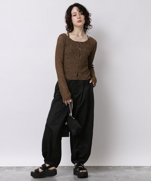 JEANASIS（ジーナシス）の「2タックバルーンパンツ/905180（その他パンツ・レディース・オフホワイト/ブラック/カーキ・FREE）」の17枚目の写真