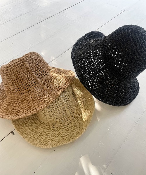 URBAN RESEARCH DOORS（アーバンリサーチドアーズ）の「ペーパーソフトハット（ハット・レディース・ベージュ/ホワイト系その他/ブラック・-）」の20枚目の写真