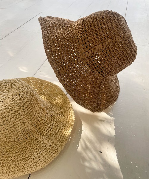 URBAN RESEARCH DOORS（アーバンリサーチドアーズ）の「ペーパーソフトハット（ハット・レディース・ベージュ/ホワイト系その他/ブラック・-）」の10枚目の写真