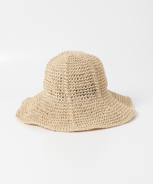 URBAN RESEARCH DOORS（アーバンリサーチドアーズ）の「ペーパーソフトハット（ハット・レディース・ベージュ/ホワイト系その他/ブラック・-）」の18枚目の写真