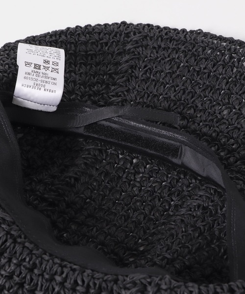 URBAN RESEARCH DOORS（アーバンリサーチドアーズ）の「ペーパーソフトハット（ハット・レディース・ベージュ/ホワイト系その他/ブラック・-）」の11枚目の写真