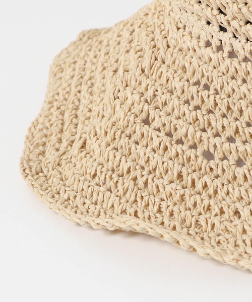 URBAN RESEARCH DOORS（アーバンリサーチドアーズ）の「ペーパーソフトハット（ハット・レディース・ベージュ/ホワイト系その他/ブラック・-）」の16枚目の写真