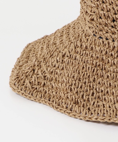 URBAN RESEARCH DOORS（アーバンリサーチドアーズ）の「ペーパーソフトハット（ハット・レディース・ベージュ/ホワイト系その他/ブラック・-）」の8枚目の写真