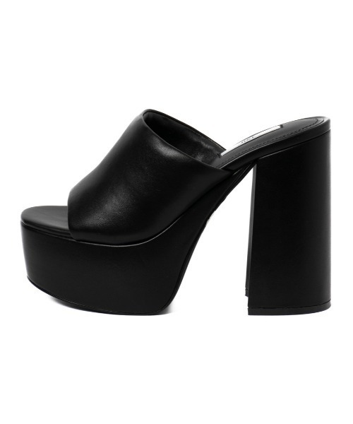 R&E(アールアンドイー)の「【23SS新作】【R&E】厚底パデッドワイドカバーミュール(サンダル・レディース・ブラック/アイボリー・S/M/L)」の10枚目の写真