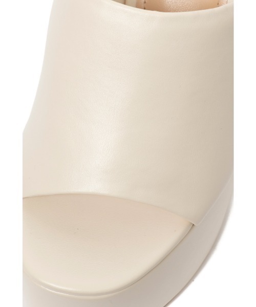 R&E(アールアンドイー)の「【23SS新作】【R&E】厚底パデッドワイドカバーミュール(サンダル・レディース・ブラック/アイボリー・S/M/L)」の14枚目の写真