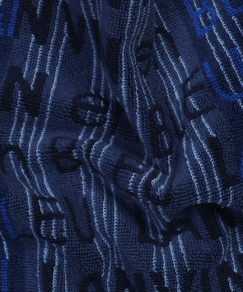 LANVIN en Bleu（ランバンオンブルー）の「LANVIN en Bleu ロゴストライプ ハンドタオル（ハンカチ/ハンドタオル・メンズ・グリーン/ネイビー/ブラック・FREE）」の5枚目の写真