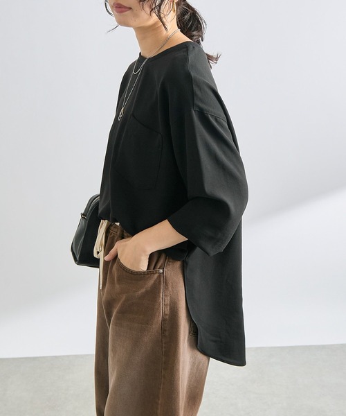 ジョーゼットポケットブラウス（シャツ/ブラウス）｜RIVE DROITE