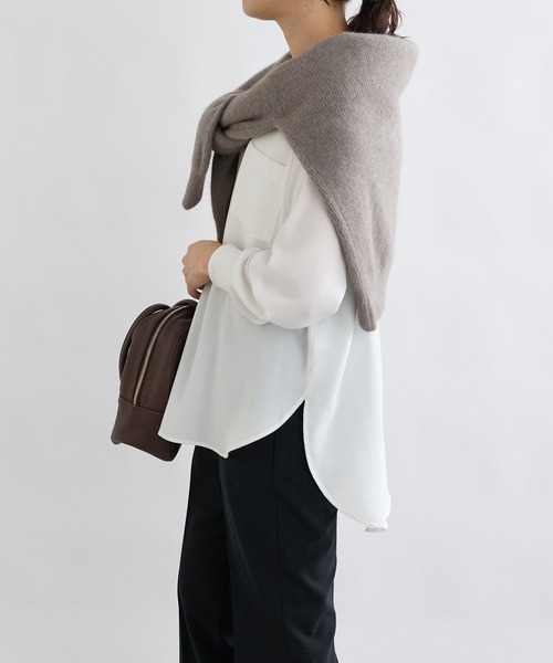 ジョーゼットポケットブラウス（シャツ/ブラウス）｜RIVE DROITE