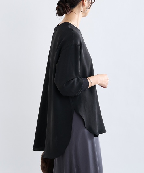 ジョーゼットポケットブラウス（シャツ/ブラウス）｜RIVE DROITE