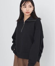 earth music&ecology（アースミュージックアンドエコロジー）の「ハーフZIPスウェット（スウェット・レディース）」