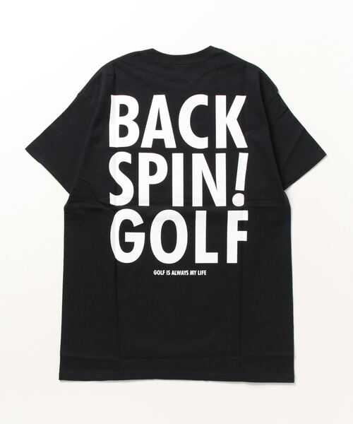 RAWLIFE(ロウライフ)の「BACK SPIN!GOLF/バックスピンゴルフ/BIGロゴポケット Tシャツ(Tシャツ/カットソー・メンズ・オレンジ/ブラック/ホワイト/イエロー/グレー・M/L/XL/S)」の7枚目の写真