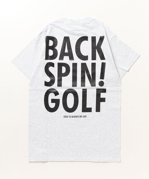 RAWLIFE(ロウライフ)の「BACK SPIN!GOLF/バックスピンゴルフ/BIGロゴポケット Tシャツ(Tシャツ/カットソー・メンズ・オレンジ/ブラック/ホワイト/イエロー/グレー・M/L/XL/S)」の21枚目の写真