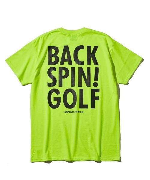 RAWLIFE(ロウライフ)の「BACK SPIN!GOLF/バックスピンゴルフ/BIGロゴポケット Tシャツ(Tシャツ/カットソー・メンズ・オレンジ/ブラック/ホワイト/イエロー/グレー・M/L/XL/S)」の17枚目の写真