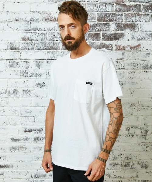 RAWLIFE(ロウライフ)の「BACK SPIN!GOLF/バックスピンゴルフ/BIGロゴポケット Tシャツ(Tシャツ/カットソー・メンズ・オレンジ/ブラック/ホワイト/イエロー/グレー・M/L/XL/S)」の15枚目の写真