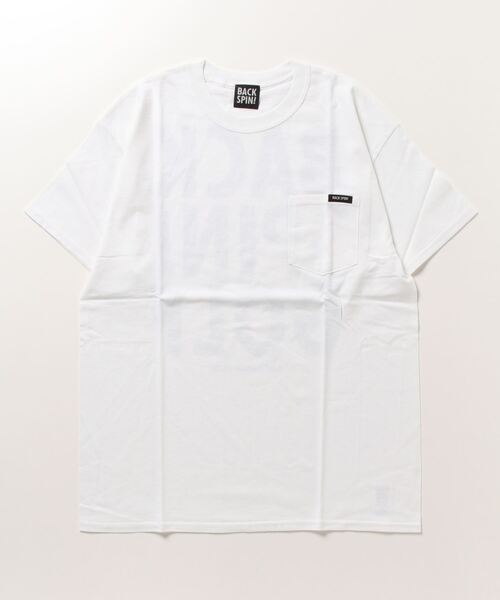 RAWLIFE(ロウライフ)の「BACK SPIN!GOLF/バックスピンゴルフ/BIGロゴポケット Tシャツ(Tシャツ/カットソー・メンズ・オレンジ/ブラック/ホワイト/イエロー/グレー・M/L/XL/S)」の20枚目の写真