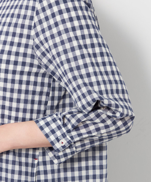 セール】ギンガムチェックブラウス（シャツ/ブラウス）｜DECOY SINCE