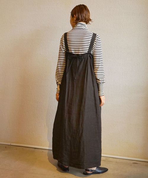 在庫処分♡ジャーナルスタンダードラックス　リネンツイル ベアワンピース JOURNAL STANDARD LUXE（ジャーナルスタンダード ラックス）の