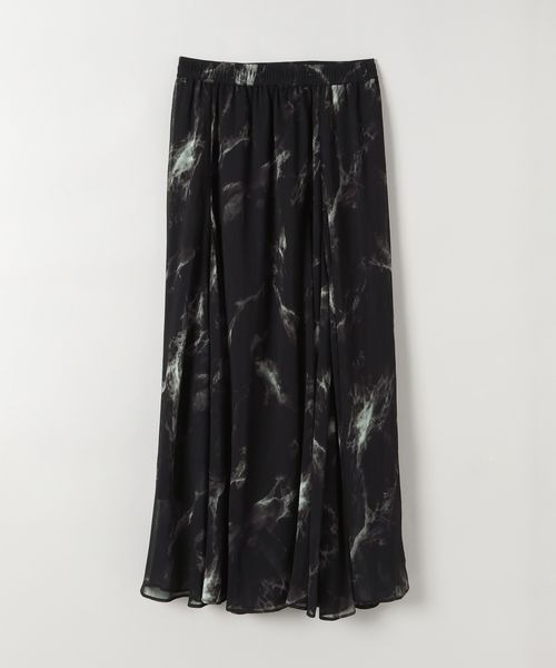 JEANASIS（ジーナシス）の「アートガラキリカエフレアスカート/967870（スカート・レディース・ブラック/オフホワイト/ホワイト系その他/ブラック系その他・FREE）」の15枚目の写真