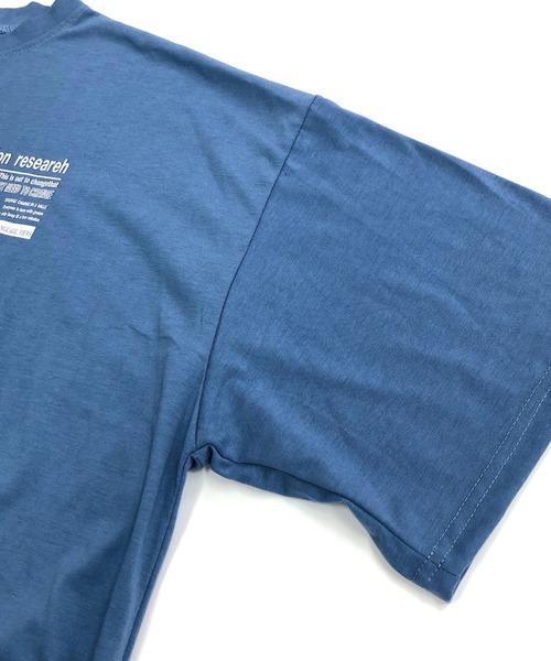 SHEENA(シーナ)の「MotivationロゴプリントオーバーサイズTシャツ(Tシャツ/カットソー・レディース・ホワイト/ライトグレー/ブルー系その他・M)」の7枚目の写真