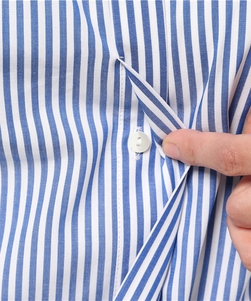 La TOTALITE（ラトータリテ）の「フレンチシャツ。（シャツ/ブラウス・レディース・ブラック/ホワイト/ブルー系その他/ベージュ/サックスブルー・FREE）」の13枚目の写真