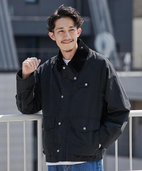 coen（コーエン）の「フィッシングショートジャケット（ナイロンジャケット・メンズ・ブラック/オリーブ・S/M/L/XL）」の8枚目の写真