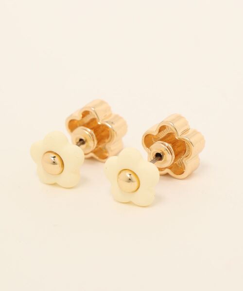 MARY QUANT（マリークワント）の「シリコンデイジーデュオ ピアス（ピアス（両耳用）・レディース・シルバー/ゴールド・FREE）」の15枚目の写真