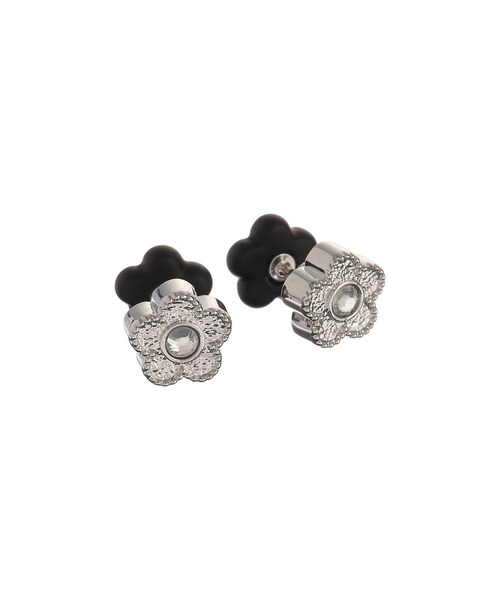 MARY QUANT（マリークワント）の「シリコンデイジーデュオ ピアス（ピアス（両耳用）・レディース・シルバー/ゴールド・FREE）」の5枚目の写真
