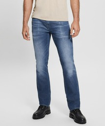 Guess | Eco Angels Linen-Blend Straight Jeans(デニムパンツ)