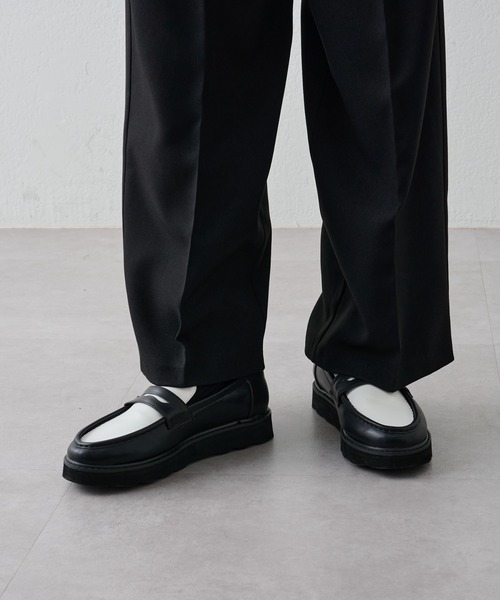 COLONY 2139（コロニートゥーワンスリーナイン）の「配色ローファー（ローファー・メンズ・ブラック・MEDIUM/LARGE）」の7枚目の写真