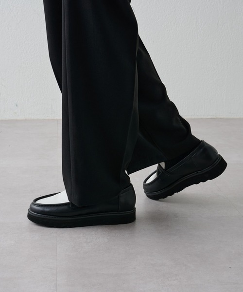 COLONY 2139（コロニートゥーワンスリーナイン）の「配色ローファー（ローファー・メンズ・ブラック・MEDIUM/LARGE）」の10枚目の写真