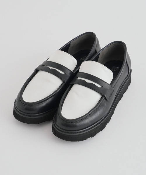 COLONY 2139（コロニートゥーワンスリーナイン）の「配色ローファー（ローファー・メンズ・ブラック・MEDIUM/LARGE）」の19枚目の写真