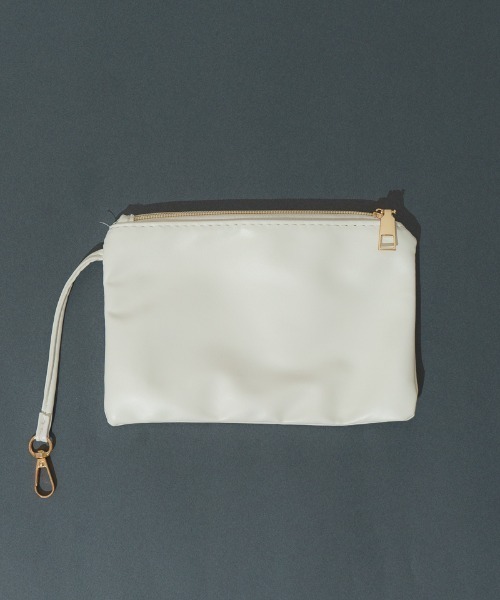 flower（フラワー）の「ドローストリングチェーンバッグ（ショルダーバッグ・レディース・ホワイト/ブラック・FREE）」の13枚目の写真