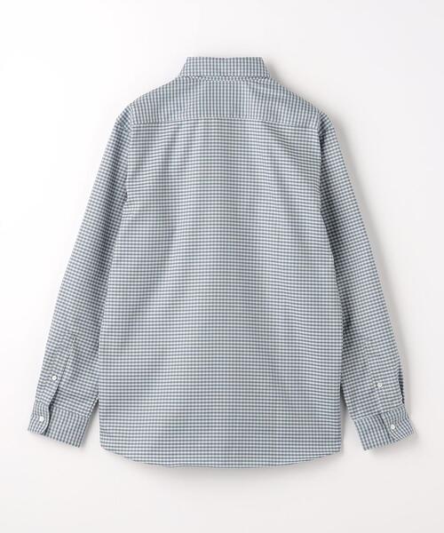 green label relaxing（グリーンレーベルリラクシング）の「エブリット オックスフォード  チェック スナップ ボタンダウン ドレスシャツ -イージーアイロン-（ビジネスシャツ・メンズ・コバルトブルー・M/L/XL/S）」の12枚目の写真