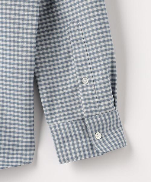 green label relaxing（グリーンレーベルリラクシング）の「エブリット オックスフォード  チェック スナップ ボタンダウン ドレスシャツ -イージーアイロン-（ビジネスシャツ・メンズ・コバルトブルー・M/L/XL/S）」の21枚目の写真