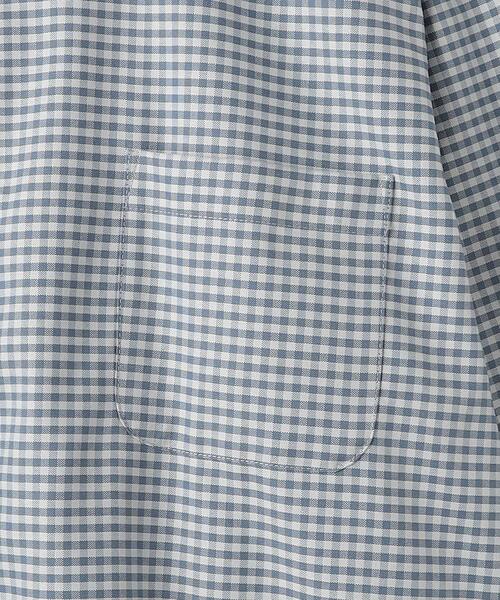 green label relaxing（グリーンレーベルリラクシング）の「エブリット オックスフォード  チェック スナップ ボタンダウン ドレスシャツ -イージーアイロン-（ビジネスシャツ・メンズ・コバルトブルー・M/L/XL/S）」の20枚目の写真