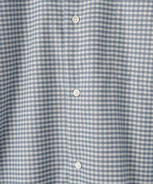 green label relaxing（グリーンレーベルリラクシング）の「エブリット オックスフォード  チェック スナップ ボタンダウン ドレスシャツ -イージーアイロン-（ビジネスシャツ・メンズ・コバルトブルー・M/L/XL/S）」の19枚目の写真