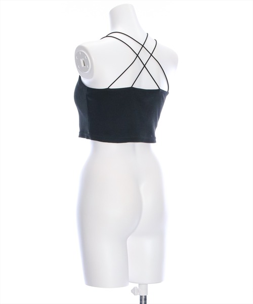 clear（クリア）の「ショート丈カップ付きキャミソール[着回し力抜群 大人 カジュアル ダブルストラップ]≪2024AW≫（キャミソール・レディース・オフホワイト/ブラック/ピンク系その他2/ベージュ・F）」の7枚目の写真