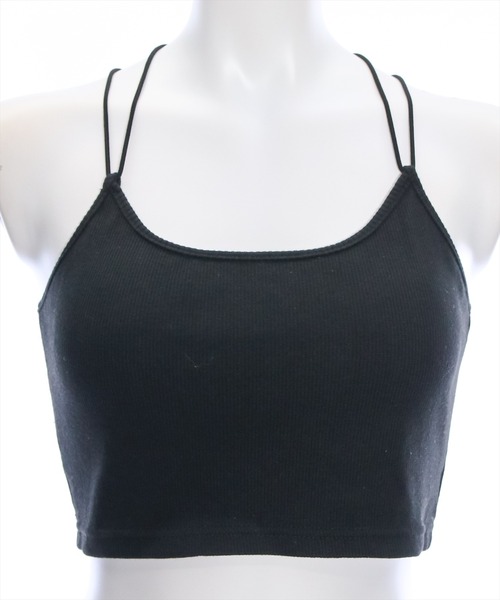 clear（クリア）の「ショート丈カップ付きキャミソール[着回し力抜群 大人 カジュアル ダブルストラップ]≪2024AW≫（キャミソール・レディース・オフホワイト/ブラック/ピンク系その他2/ベージュ・F）」の9枚目の写真