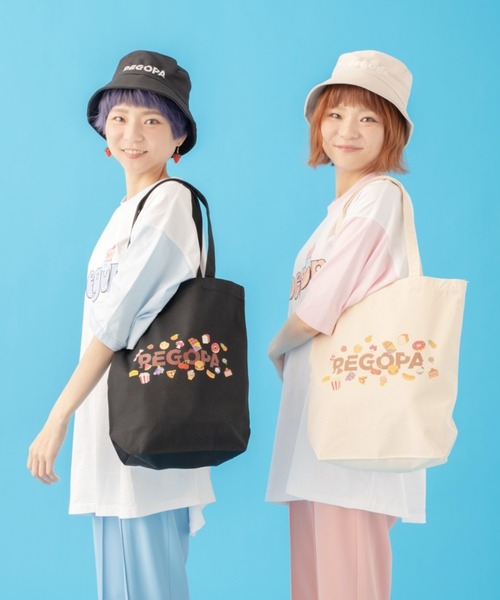 L.H.P(エルエイチピー)の「PEGOPA/ぺゴパ/トートバッグ(トートバッグ・レディース・ブラック/ベージュ・F)」の4枚目の写真