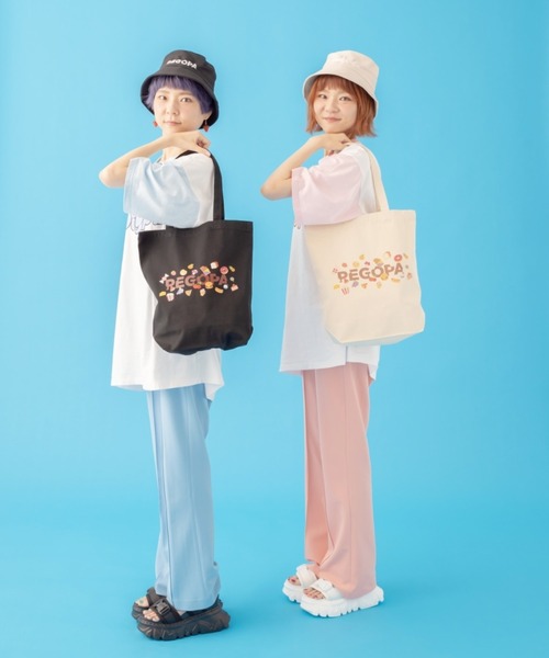 L.H.P(エルエイチピー)の「PEGOPA/ぺゴパ/トートバッグ(トートバッグ・レディース・ブラック/ベージュ・F)」の6枚目の写真