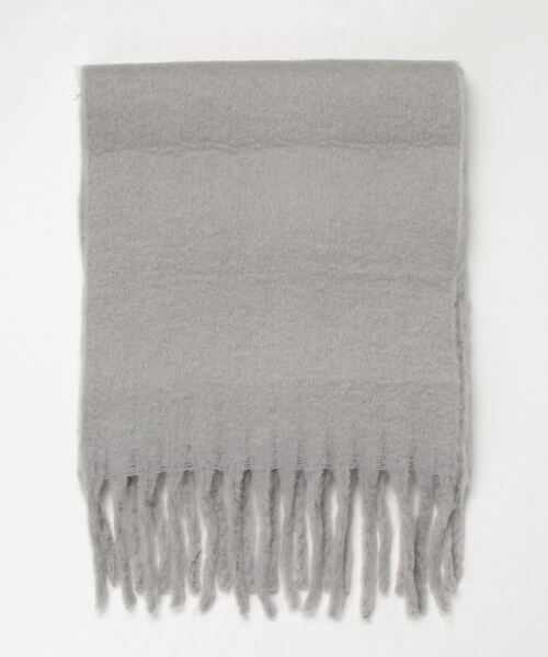 tolene(トレネ)の「ボリュームフリンジマフラー(マフラー・レディース・グリーン/オフホワイト/キャメル/グレー/ピンク・ONE SIZE)」の14枚目の写真