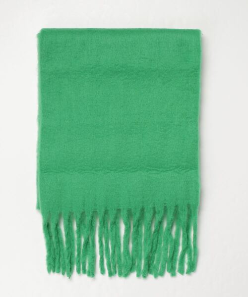 tolene(トレネ)の「ボリュームフリンジマフラー(マフラー・レディース・グリーン/オフホワイト/キャメル/グレー/ピンク・ONE SIZE)」の15枚目の写真