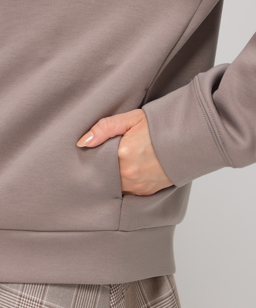 MISCH MASCH（ミッシュマッシュ）の「ダンボールニットジップパーカー/MM338202（パーカー・レディース・ライトブルー/モカ/ブラック/ピンク・M/S）」の13枚目の写真