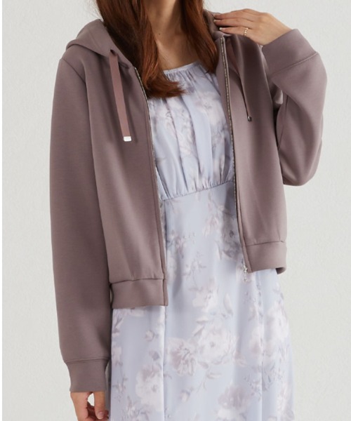 MISCH MASCH（ミッシュマッシュ）の「ダンボールニットジップパーカー/MM338202（パーカー・レディース・ライトブルー/モカ/ブラック/ピンク・M/S）」の20枚目の写真